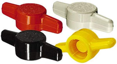 Made in USA - Tee Plastic Thumb Screw - 45mm OAL, 45mm Head Diam x 12.5mm Head Height - Eagle Tool & Supply