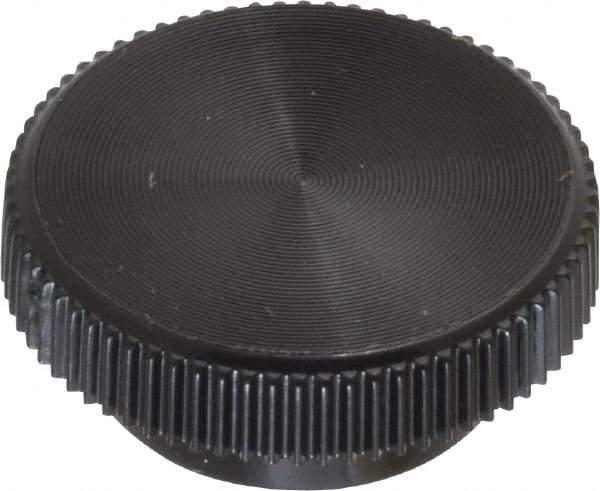 Made in USA - Knurled Plastic Thumb Screw - 19mm OAL, 19mm Head Diam x 7.6mm Head Height - Eagle Tool & Supply