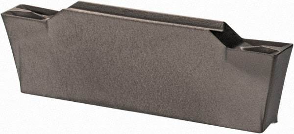 Iscar - 24GDMW Grade IC20, 2.4mm Cutting Width Carbide Grooving Insert - 18mm Max Depth of Cut, Neutral, 0.18mm Corner Radius, Uncoated - Eagle Tool & Supply