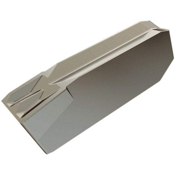 Iscar - 324GIM Grade IC20, 3.2mm Cutting Width Carbide Grooving Insert - Right Hand, 0.22mm Corner Radius, Uncoated - Eagle Tool & Supply