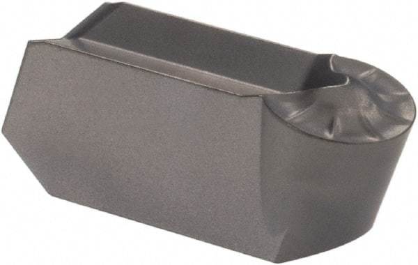Iscar - 630GIMY Grade IC20, 6mm Cutting Width Carbide Grooving Insert - 3mm Max Depth of Cut, Neutral, 3mm Corner Radius, Uncoated - Eagle Tool & Supply