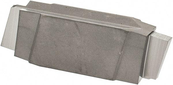 Iscar - 080000GIP Grade IC54, 0.8mm Cutting Width Carbide Grooving Insert - 1.6mm Max Depth of Cut, Neutral, Uncoated - Eagle Tool & Supply