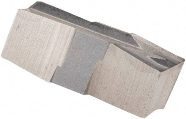 Iscar - 315015GIP Grade IC20, 3.15mm Cutting Width Carbide Grooving Insert - 13mm Max Depth of Cut, Neutral, 0.15mm Corner Radius, Uncoated - Eagle Tool & Supply