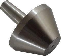 Riten - 4MT Taper, 1 to 2-1/4" Point Diam, Hardened Tool Steel Lathe Bull Nose Point - 1-9/16" OAL - Eagle Tool & Supply