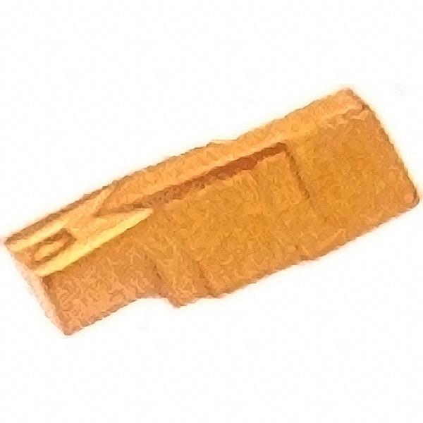 Iscar - 31802022GIP Grade IC20, 3.18mm Cutting Width Carbide Grooving Insert - 3.5mm Max Depth of Cut, Neutral, 0.2mm Corner Radius, Uncoated - Eagle Tool & Supply