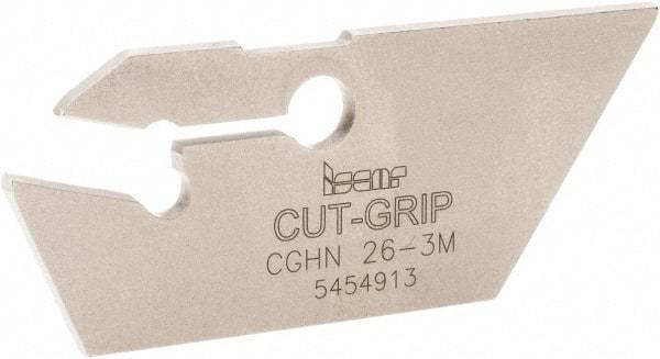 Iscar - 2.8 to 4mm Groove Width, 20mm Max Depth of Cut, Neutral Cut, CGHN Indexable Grooving Blade - Multiple Insert Styles, Series Cut Grip - Eagle Tool & Supply