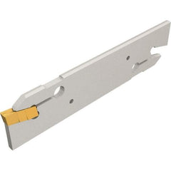 Iscar - 4.4 to 6.4mm Groove Width, 20mm Max Depth of Cut, Neutral Cut, CGHN Indexable Grooving Blade - Multiple Insert Styles, Series Cut Grip - Eagle Tool & Supply