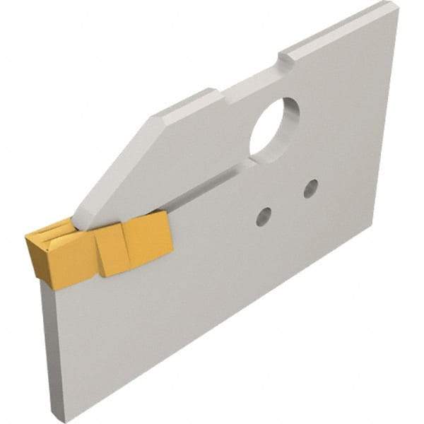 Iscar - 2.8 to 4mm Groove Width, 19mm Max Depth of Cut, Neutral Cut, CGHN Indexable Grooving Blade - GIF 4.00E-2.00, GIM 3UT-1.5RA, GIMN 302, GIMN 406, GIMY 315, GIMY 420, GITM 3.00K-1.50, GITM 4.00K-2.00 Insert Style, Series Cut Grip - Eagle Tool & Supply