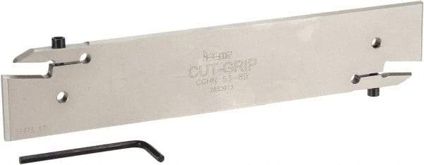 Iscar - 8 to 8.3mm Groove Width, Indexable Grooving Blade - GDMF.., GDMN.., GDMU.., GDMY.., GIF.., GIPA.. Insert Style, Series Cut Grip - Eagle Tool & Supply