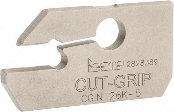 Iscar - 4.4 to 6.4mm Groove Width, 15mm Max Depth of Cut, Neutral Cut, CGIN Indexable Grooving Blade - GIFI, GIFI-E, GIFI-E (Full Radius), GINI-E, GIPI, GIPI (Full Radius), GIPI-E, TIPI-MT Insert Style, Series Cut Grip - Eagle Tool & Supply