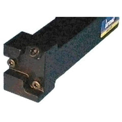 Iscar - GHAP, External, Right Hand, Indexable Grooving Tool Holder - GDM.. 808, GI.. 8.. Insert Compatibility, 1-1/4" Shank Height, 1-1/4" Shank Width, 6.1" OAL - Eagle Tool & Supply