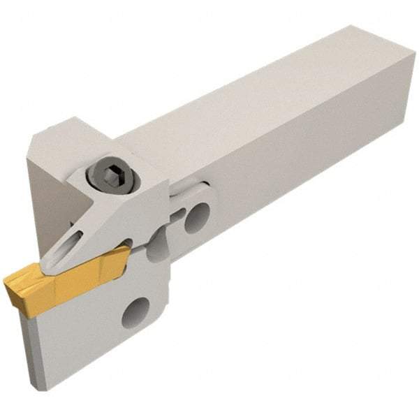 Iscar - GHA, External, Right Hand, 1" Max Depth of Cut, Indexable Grooving Tool Holder - GDM.. 808, GI.. 8.. Insert Compatibility, 1" Shank Height, 1" Shank Width, 5" OAL - Eagle Tool & Supply