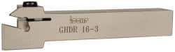 Iscar - Right Hand Cut, GI.., GPV.., TIP.. Insert, Indexable Cutoff Toolholder - 9mm Max Depth of Cut, 16mm Shank Width, 16mm Shank Height, 110mm OAL - Eagle Tool & Supply