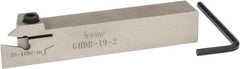 Iscar - External Thread, 0.33" Max Depth of Cut, 0.016" Min Groove Width, 4-1/2" OAL, Right Hand Indexable Grooving Cutoff Toolholder - 3/4" Shank Height x 3/4" Shank Width, GI.., GPV.., TIP.. Insert Style, GHD Toolholder Style, Series Cut Grip - Eagle Tool & Supply