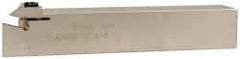 Iscar - Right Hand Cut, GI.., GPV.., TIP.. Insert, Indexable Cutoff Toolholder - 0.36" Max Depth of Cut, 1" Shank Width, 1" Shank Height, 6" OAL - Eagle Tool & Supply