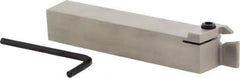 Iscar - GHD, External, Right Hand, 1/2" Max Depth of Cut, 0.197 to 1/4" Groove Width, Indexable Grooving Tool Holder - GI.. Insert Compatibility, 1" Shank Height, 1" Shank Width, 6" OAL - Eagle Tool & Supply