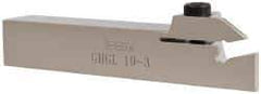 Iscar - GHG, Left Hand Cut, 1.58" Max Workpc Diam, GI..,TIP.. Insert, Indexable Cutoff Toolholder - 0.79 Max Depth of Cut, 3/4" Shank Width, 3/4" Shank Height, 4-1/2" OAL - Eagle Tool & Supply