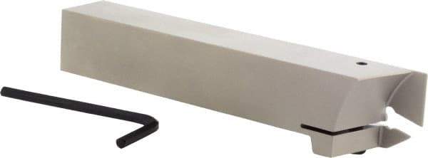 Iscar - External Thread, 0.67" Max Depth of Cut, 0.016" Min Groove Width, 6" OAL, Left Hand Indexable Grooving Cutoff Toolholder - 1" Shank Height x 1" Shank Width, GI.. Insert Style, GHG Toolholder Style, Series Cut Grip - Eagle Tool & Supply