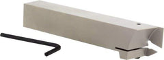 Iscar - External Thread, 0.67" Max Depth of Cut, 0.016" Min Groove Width, 6" OAL, Left Hand Indexable Grooving Cutoff Toolholder - 1" Shank Height x 1" Shank Width, GI.. Insert Style, GHG Toolholder Style, Series Cut Grip - Eagle Tool & Supply