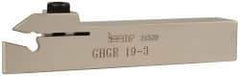 Iscar - GHG, Right Hand Cut, 1.58" Max Workpc Diam, GI..,TIP.. Insert, Indexable Cutoff Toolholder - 0.79 Max Depth of Cut, 3/4" Shank Width, 3/4" Shank Height, 4-1/2" OAL - Eagle Tool & Supply