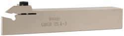 Iscar - GHG, Right Hand Cut, 1.58" Max Workpc Diam, GI..,TIP.. Insert, Indexable Cutoff Toolholder - 0.79 Max Depth of Cut, 1" Shank Width, 1" Shank Height, 6" OAL - Eagle Tool & Supply
