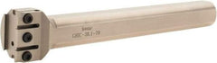 Iscar - GHIC, Internal, Neutral, 0.79" Max Depth of Cut, 1/16 to 1/4" Groove Width, Indexable Grooving Tool Holder - GF.., GI.., TGMF, TIP Insert Compatibility, 2.087" Shank Height, 1-1/2" Shank Width, 12" OAL - Eagle Tool & Supply