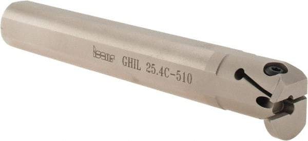 Iscar - 1-1/4" Min Bore Diam, 7" OAL, 1" Shank Diam, GHI Indexable Boring Bar - 1" Max Bore Depth, GI.. Insert - Eagle Tool & Supply