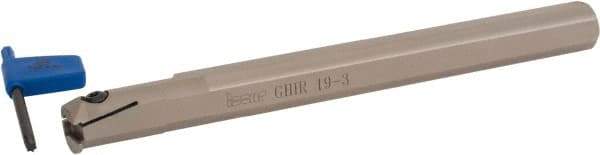 Iscar - GHI, Right Hand, 0.177" Max Depth of Cut, 0.078 to 0.137" Groove Width, Indexable Grooving Tool Holder - GIFI.., GIMY.., GINI.., GIPI.., TIPI.. Insert Compatibility, 3/4" Shank Width, 8" OAL - Eagle Tool & Supply