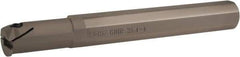 Iscar - GHI, Right Hand, 0.197" Max Depth of Cut, 0.098 to 0.157" Groove Width, Indexable Grooving Tool Holder - 1" Shank Width, 8" OAL - Eagle Tool & Supply