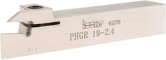 Iscar - PHG, External, Right Hand, 0.67" Max Depth of Cut, 3/32 to 1/8" Groove Width, Indexable Grooving Tool Holder - 3/4" Shank Height, 3/4" Shank Width, 4-1/2" OAL - Eagle Tool & Supply