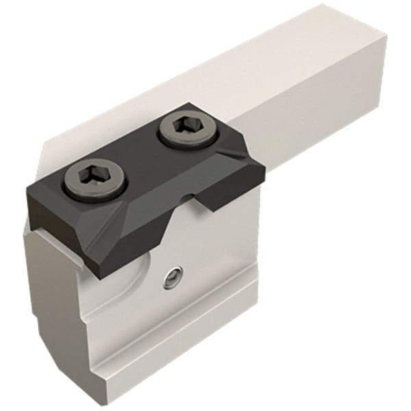 Iscar - Left Hand Indexable Grooving Cutoff Toolholder - 1" Shank Height x 1" Shank Width, GI.. Insert Style, UBHC Toolholder Style, Series Cut Grip - Eagle Tool & Supply