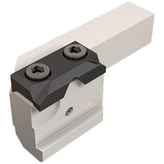 Iscar - Left Hand Indexable Grooving Cutoff Toolholder - 1" Shank Height x 1" Shank Width, GI.. Insert Style, UBHC Toolholder Style, Series Cut Grip - Eagle Tool & Supply