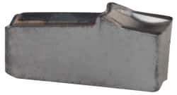 Iscar - 2GFF Grade IC354, 2.1mm Cutting Width Carbide Cut-Off Insert - Neutral, 0.2mm Corner Radius, TiCN Finish - Eagle Tool & Supply