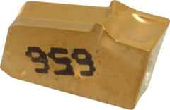 Iscar - 3GFF Grade IC656, 3mm Cutting Width Carbide Cut-Off Insert - Right Hand, 0.3mm Corner Radius, TiC/TiCN/TiN Finish - Eagle Tool & Supply