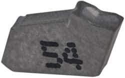 Iscar - GFN IC54 Grade, 0.063" Cutting Width, Carbide Cutoff Insert - 0° Neutral Lead Angle, 0.0063" Cnr Rad, Single End - Eagle Tool & Supply