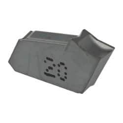 Iscar - GFN A IC20 Grade, 0.1193" Cutting Width, Carbide Cutoff Insert - 0° Neutral Lead Angle, 0.0079" Cnr Rad, Single End - Eagle Tool & Supply