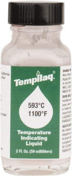 Tempil - 1,100°F Temp Indicating Liquid - 2 Ounce Container, 593°C - Eagle Tool & Supply