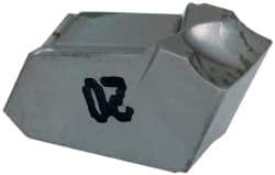 Iscar - GFN J IC20 Grade, 0.1976" Cutting Width, Carbide Cutoff Insert - 0° Neutral Lead Angle, 0.0098" Cnr Rad, Single End - Eagle Tool & Supply