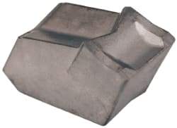 Iscar - GFN6 Grade IC54, 6.39mm Cutting Width, Carbide Cutoff Insert - 0° Neutral Lead Angle, 0.0138" Corner Radius, Uncoated, Single End - Eagle Tool & Supply