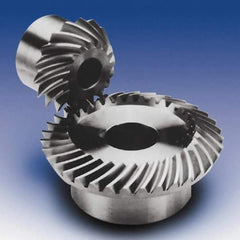 Boston Gear - 14 Pitch, 1.86" OD, 26 Tooth Spiral Bevel Gear & Pinion - 0.31" Face Width, Hardened Steel - Eagle Tool & Supply