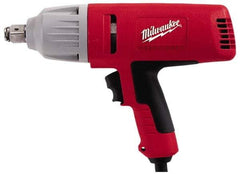 Milwaukee Tool - 3/4 Inch Drive, 380 Ft./Lbs. Torque, Pistol Grip Handle, 1,750 RPM, Impact Wrench - 7 Amps, 120 Volts - Eagle Tool & Supply