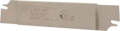 Iscar - 1.2598" Blade Height, 0.2047" Blade Width, 5.9055" OAL, Left Hand Cut, Double End Indexable Cut-Off Blade - 25mm Max Depth of Cut, SGFFH Blade - Eagle Tool & Supply