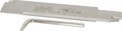 Iscar - 1.2598" Blade Height, 0.2047" Blade Width, 5.9055" OAL, Right Hand Cut, Double End Indexable Cut-Off Blade - 30mm Max Depth of Cut, SGFFH Blade, Self Grip Series - Eagle Tool & Supply