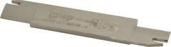 Iscar - 1.2598" Blade Height, 0.2047" Blade Width, 5.9055" OAL, Right Hand Cut, Double End Indexable Cut-Off Blade - 30mm Max Depth of Cut, SGFFH Blade, Self Grip Series - Eagle Tool & Supply