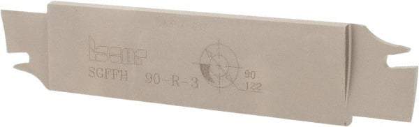 Iscar - 1.2598" Blade Height, 0.2047" Blade Width, 5.9055" OAL, Right Hand Cut, Double End Indexable Cut-Off Blade - 20mm Max Depth of Cut, SGFFH Blade - Eagle Tool & Supply