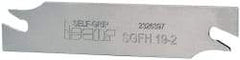 Iscar - 3/4" Blade Height, 1/16" Blade Width, 3.3858" OAL, Right Hand Cut, Double End Indexable Cut-Off Blade - SGFH Blade, Self Grip Series - Eagle Tool & Supply