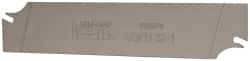 Iscar - 1.2598" Blade Height, 0.0472" Blade Width, 5.9055" OAL, Right Hand Cut, Double End Indexable Cut-Off Blade - SGFH Blade, Self Grip Series - Eagle Tool & Supply