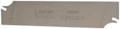 Iscar - 1.2598" Blade Height, 0.0472" Blade Width, 5.9055" OAL, Right Hand Cut, Double End Indexable Cut-Off Blade - SGFH Blade, Self Grip Series - Eagle Tool & Supply