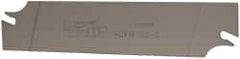 Iscar - 1.2598" Blade Height, 1/16" Blade Width, 5.9055" OAL, Right Hand Cut, Double End Indexable Cut-Off Blade - SGFH Blade, Self Grip Series - Eagle Tool & Supply