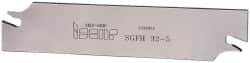 Iscar - 1.2598" Blade Height, 0.1575" Blade Width, 5.9055" OAL, Right Hand Cut, Double End Indexable Cut-Off Blade - SGFH Blade, Self Grip Series - Eagle Tool & Supply